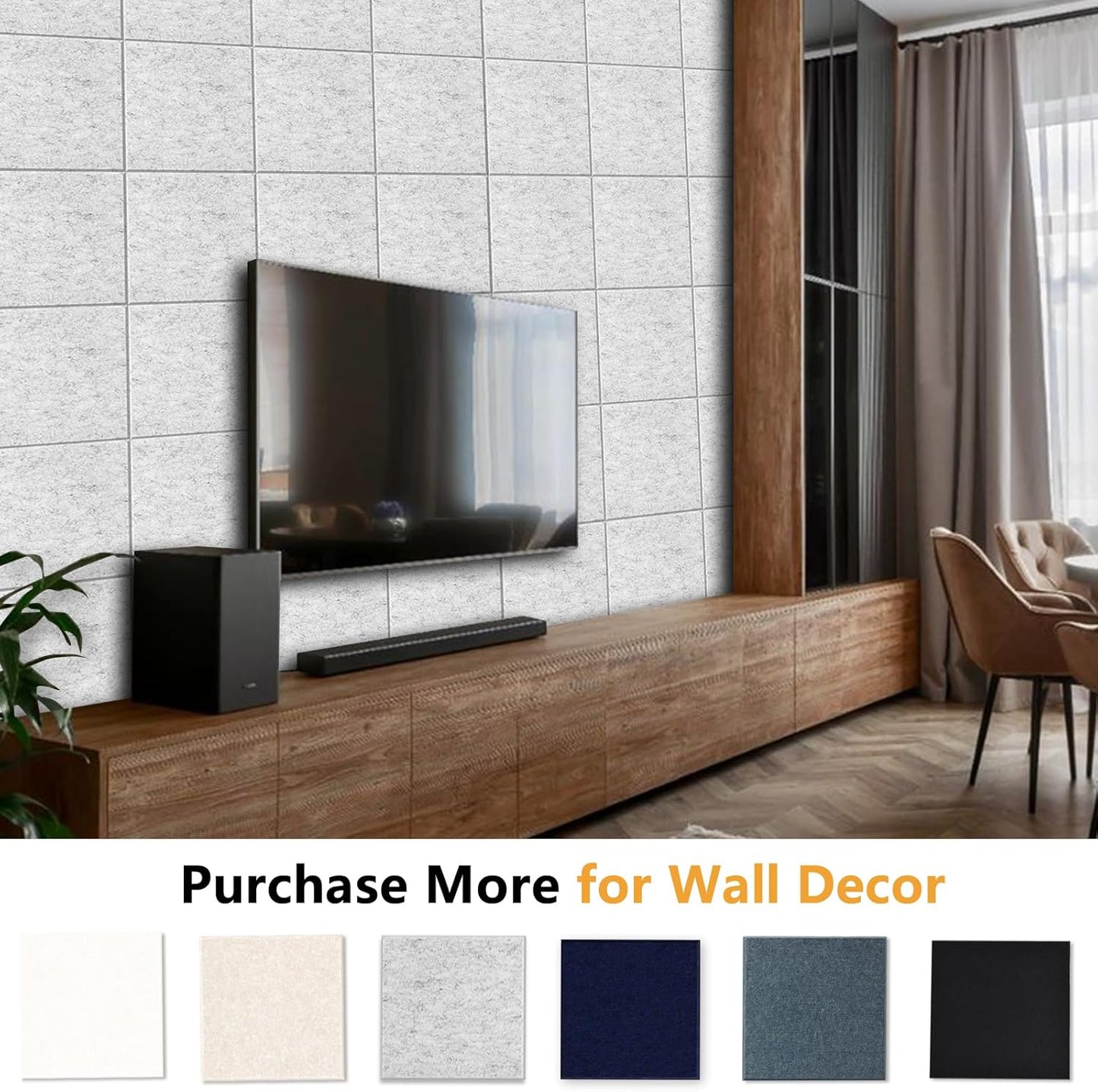 Large Cork Board for Wall with Pins, 36" x 24" Bulletin Board Self-Adhesive Pin Board | Customized 6 Packs Felt Tiles for Office Home Wall Decor