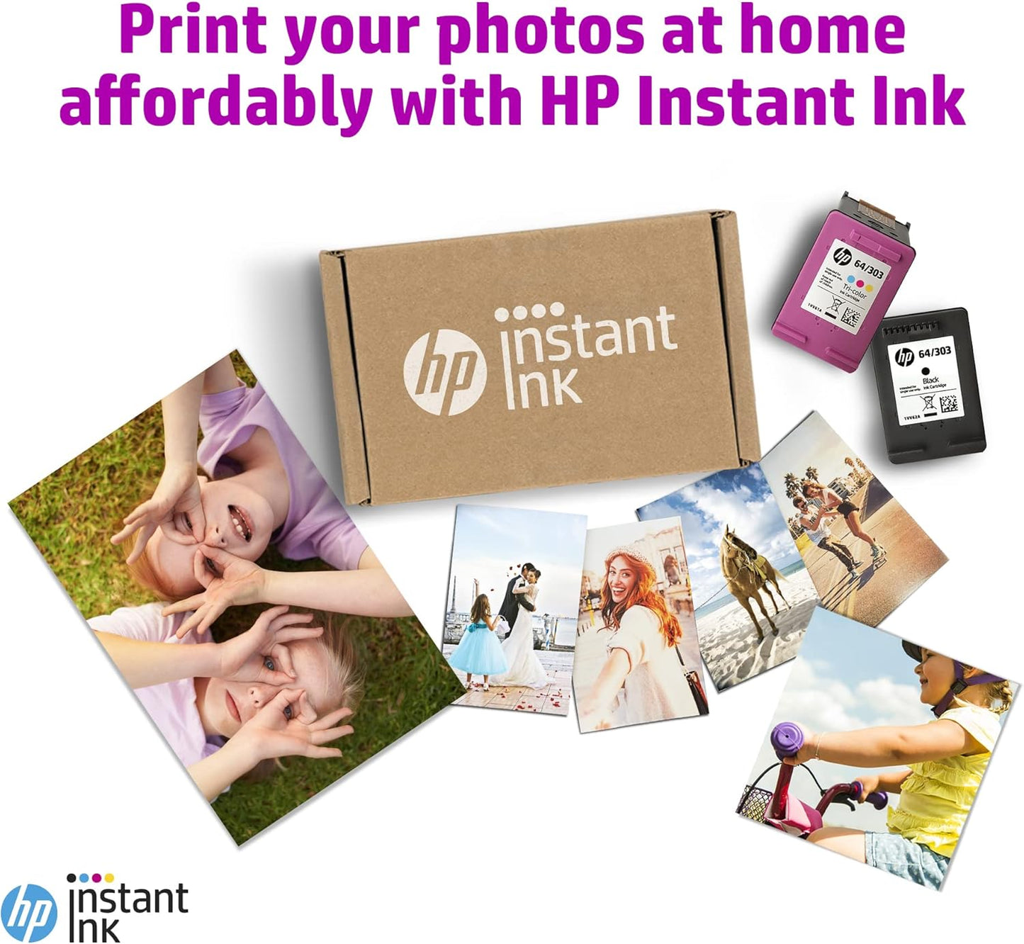 HP Advanced Photo Paper, Glossy, 5x5 in, 20 sheets (49V50A),White
