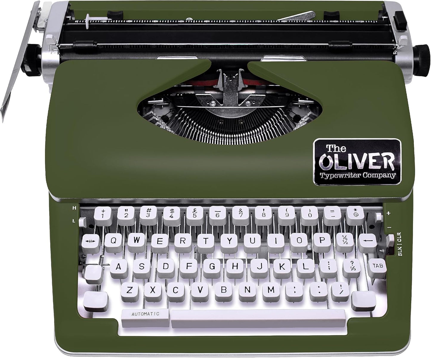 Timeless Manual Typewriter, Olive