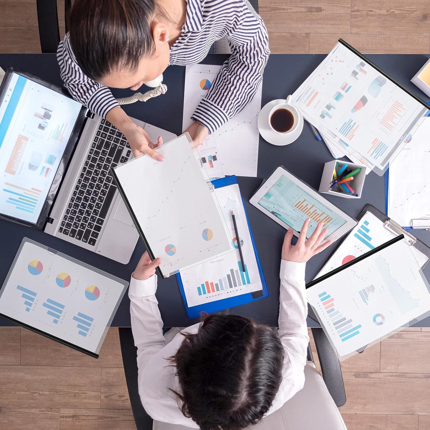 JOERSH 10Pcs Clear Report Covers with Sliding Bar, 40 Sheet Capacity Plastic Binder Paper Protector, Report Folders with Clear Cover for Resume File Documents, Black