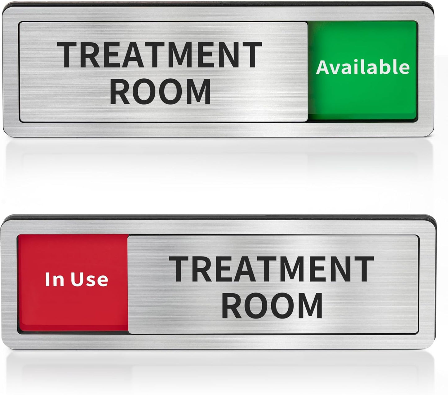 Treatment Room Door Sign,Do Not Disturb- In Use/Available Slider Sign for Wellness & Health Centers Business Vacant Occupied Privacy Spa Door
