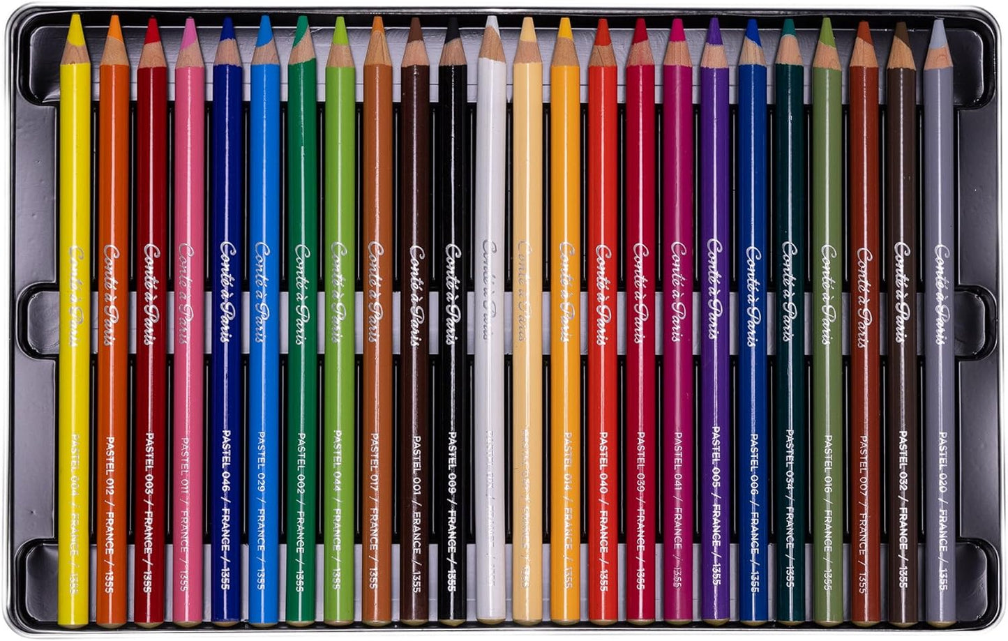 Conté à Paris Pastel Pencils with 24 Assorted Colors