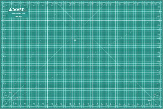 PK00008 Model GBM2436 Series 24" x 36" Professional Cutting Mat; Double-Sided Green/Black; Self-Healing; For Graphic Arts, Hobbies, Sewing, Scrapbooking, and other Cutting Projects