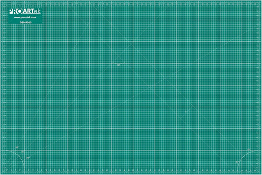 PK00012 Model GBM4060 Series 40" x 60" Professional Cutting Mat; Double-Sided Green/Black; Self-Healing; For Graphic Arts, Hobbies, Sewing, Scrapbooking, and other Cutting Projects