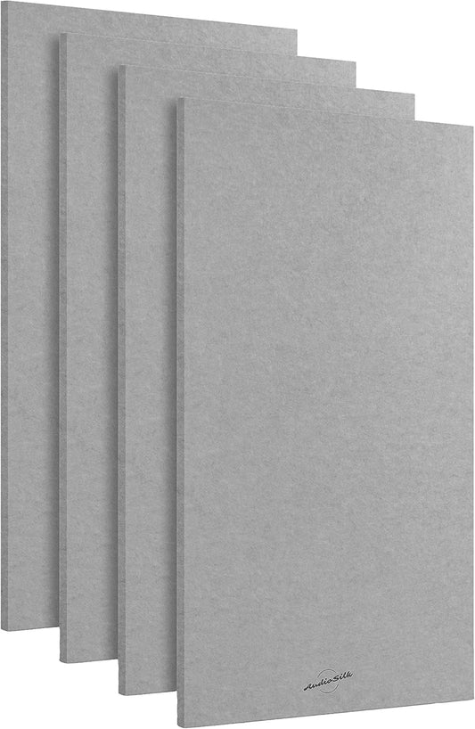 Acoustic Panels, 4 Pack ROOM KIT, Large, 46" x 23", Mid Grey