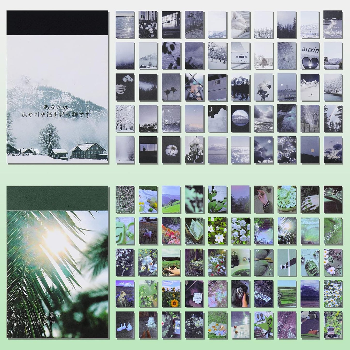 Outus 300 Sheets Washi Paper Sticker Aesthetic Stickers Set for Journaling Travel Planner Stickers for Scrapbooking Vintage Washi Sticker Book for Diary Calendar DIY Craft Album(Bright Style)