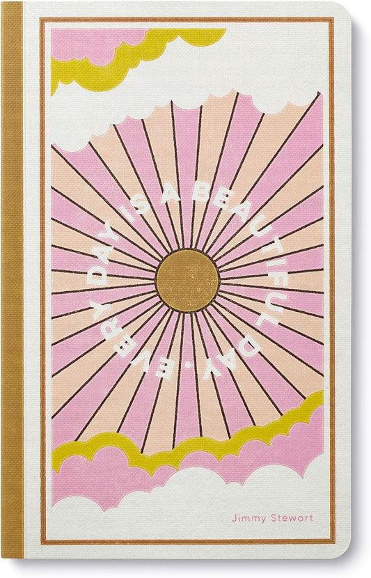 Compendium Softcover Journal - Every day is a beautiful day. – A Write Now Journal with 128 Lined Pages, 5″W x 8″H