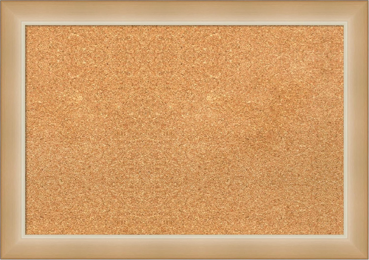 Amanti Art Natural Cork Board for Wall, 19x27 Vision Board with Gold Frame, Medium Corkboard Office Decor for Home Organization, Modern Contemporary Corkboard Pinboard to display items for home