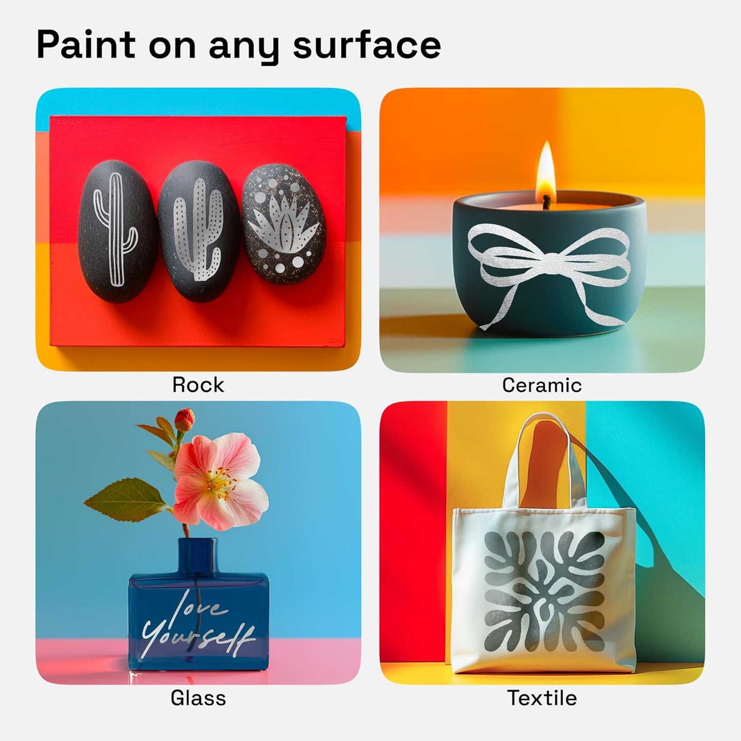 ARTISTRO 2 Silver Dual-Tip Acrylic Paint Pens - Multisurface Markers for Fabric, Plastic, & More, 5mm Dot + 1mm Fine Tips