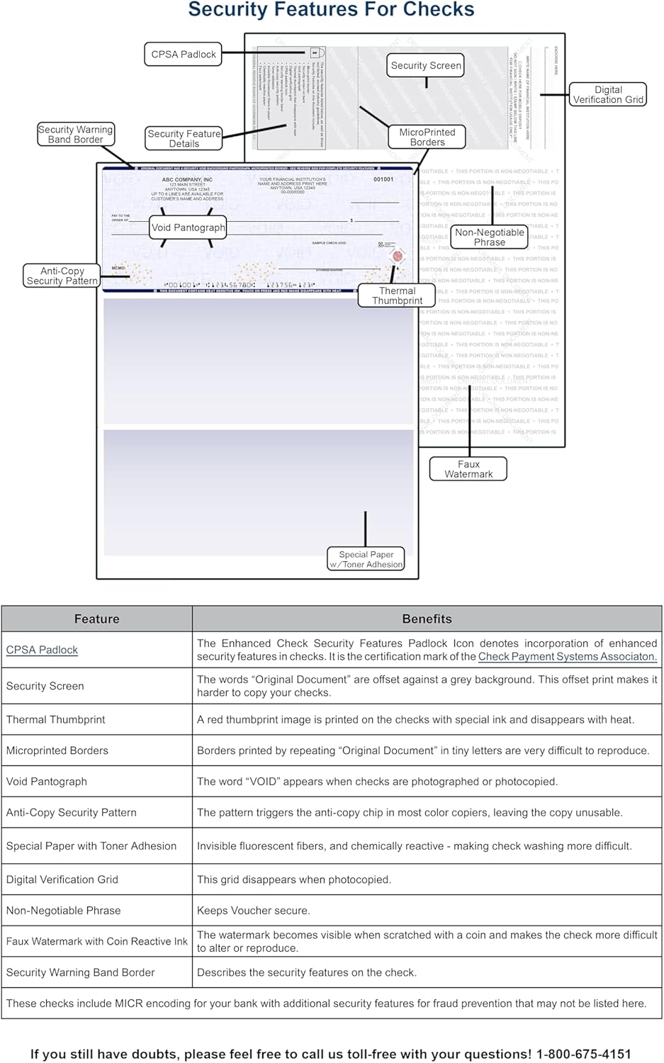 Burgundy High Security Checks on Top Compatible w/QB accounting software - Custom Computer Checks on Top (250)