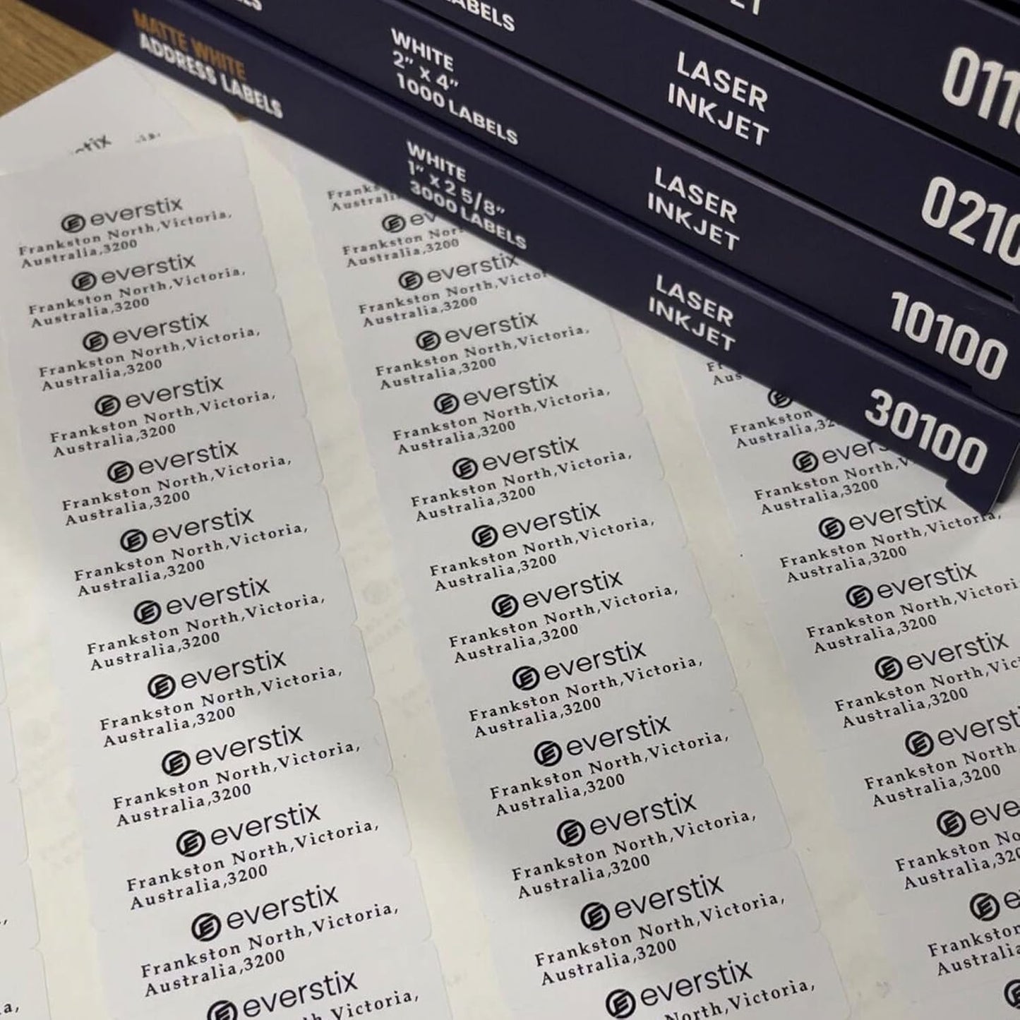 1/2" x 1-3/4", 100 Sheets, 8000 Return Address Labels for Laser & Inkjet Printers, Letter Size