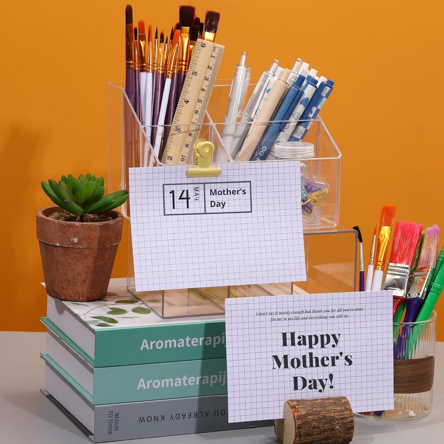 Extra Heavyweight Grid Index Cards 4x6 Inch 92lb Weight Double Sided Graph Ruled Notecards Thick Flash Cards for Note-Taking, Studying, and Organization, Ideal for School, Home and Office - 50 Count