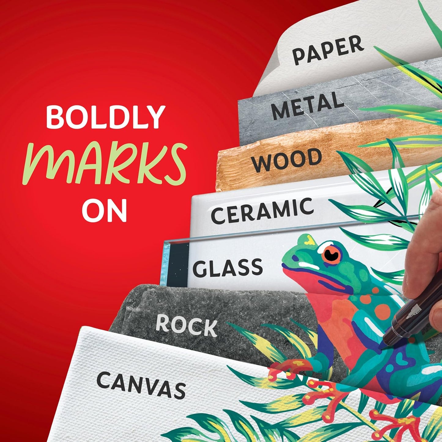 Sharpie Creative Markers Variety Pack, Water-Based Acrylic Paint Markers, Fine Tip, Assorted, 24 Count