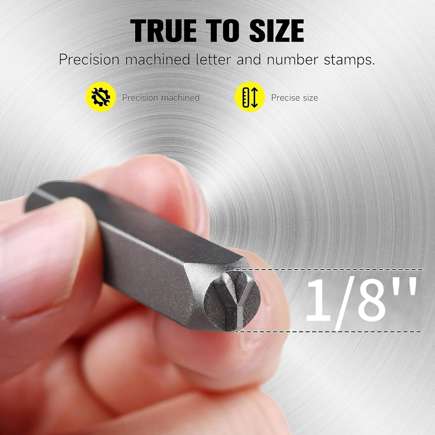 YKLP 37 Pcs Number and Letter Stamp Set,1/8” (3mm) (A-Z & 0-9 + Heart) Metal Letter Stamps DIY Arts & Crafts Leather Stamps, Leather, Wood for Jewelry Stamping kit