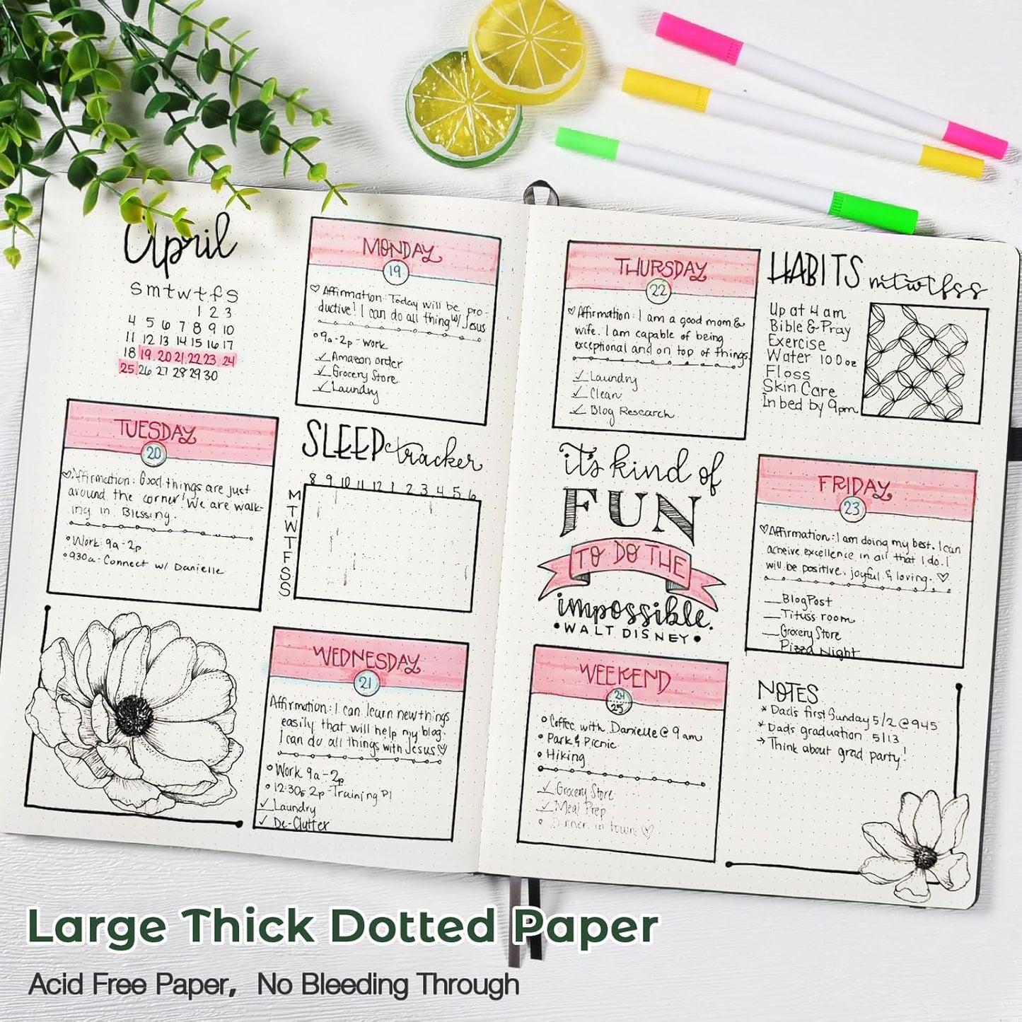 Dotted Journal, Hardcover Notebook 8.5 x 11, Dot Grid Notebook Journal for Women, Men, Large Leather Journals for Writing, Bullet, No Bleed Thick Paper, A4 Notebooks for Work, School, Notes, Green