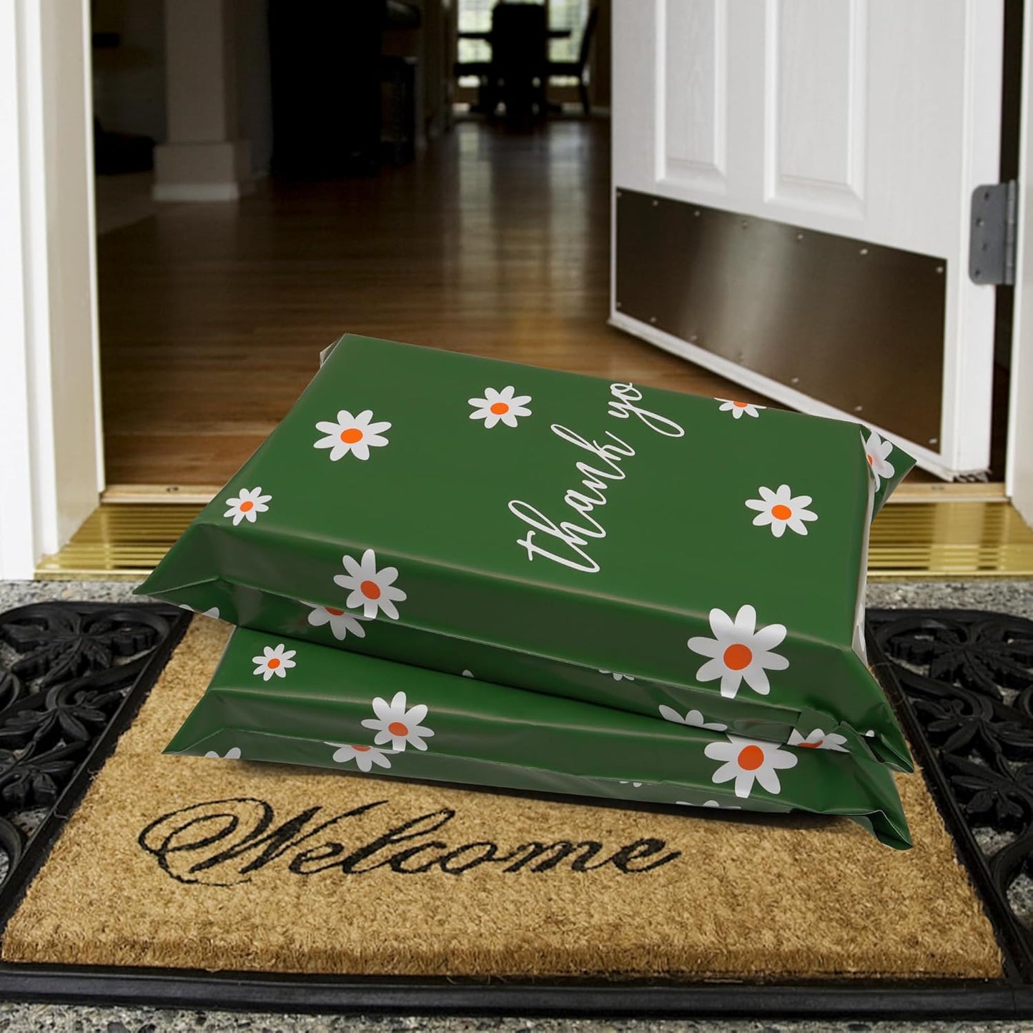 Poly Mailers 10x13 Inch 100 Pcs - Cherry printed Shipping Bags, 2.4mil Thickness, Waterproof and Tear Resistant Mailing Envelopes, Self-Sealing Packaging Bags for Small Business