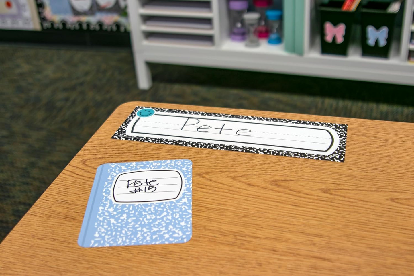 Teacher Created Resources Cool for School Composition Flat Name Plates (TCR9319)