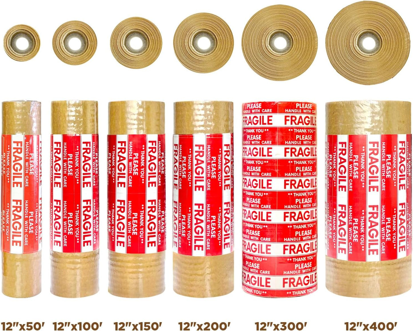 Honeycomb Packing Paper, 12"x300' Black | Perforated Honeycomb Packing Paper Recyclable Moving Supplies for Shipping & Moving | Plastic-Free Alternative to Bubble Cushion Wrap with 36 Fragile Stickers