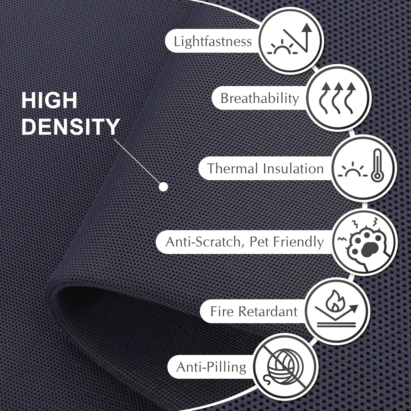 DECOLAB Standing Room Divider, Movable Space Partition Separator for Office, School, Living Space, Workspace, Scratch Resistance, 29"x65", Cobalt
