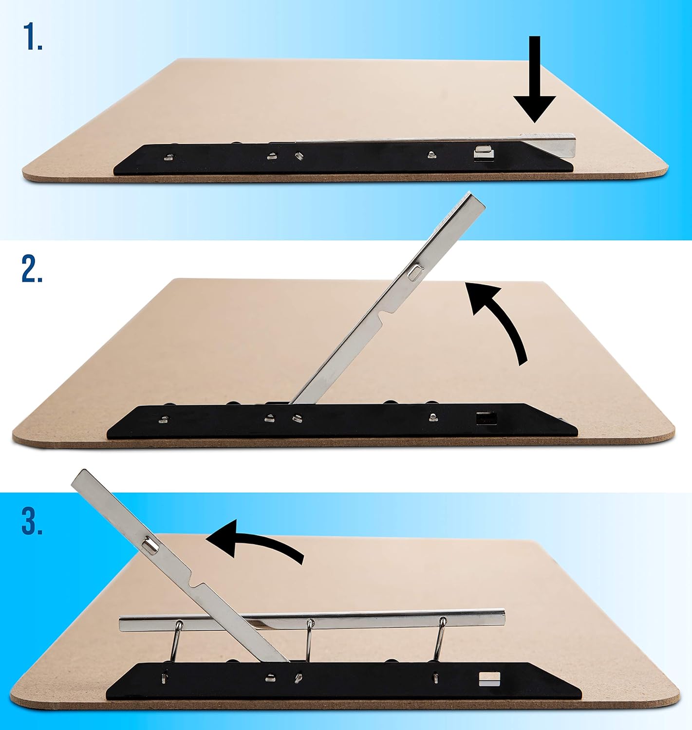 Extra Large Clipboard Set (6pc) - Larger Than 11x17 - Vertical or Landscape - Fits 11 x 17 Tabloid Paper (Board 11.6"x19.5" - 2 Inches Longer Than Legal Size)