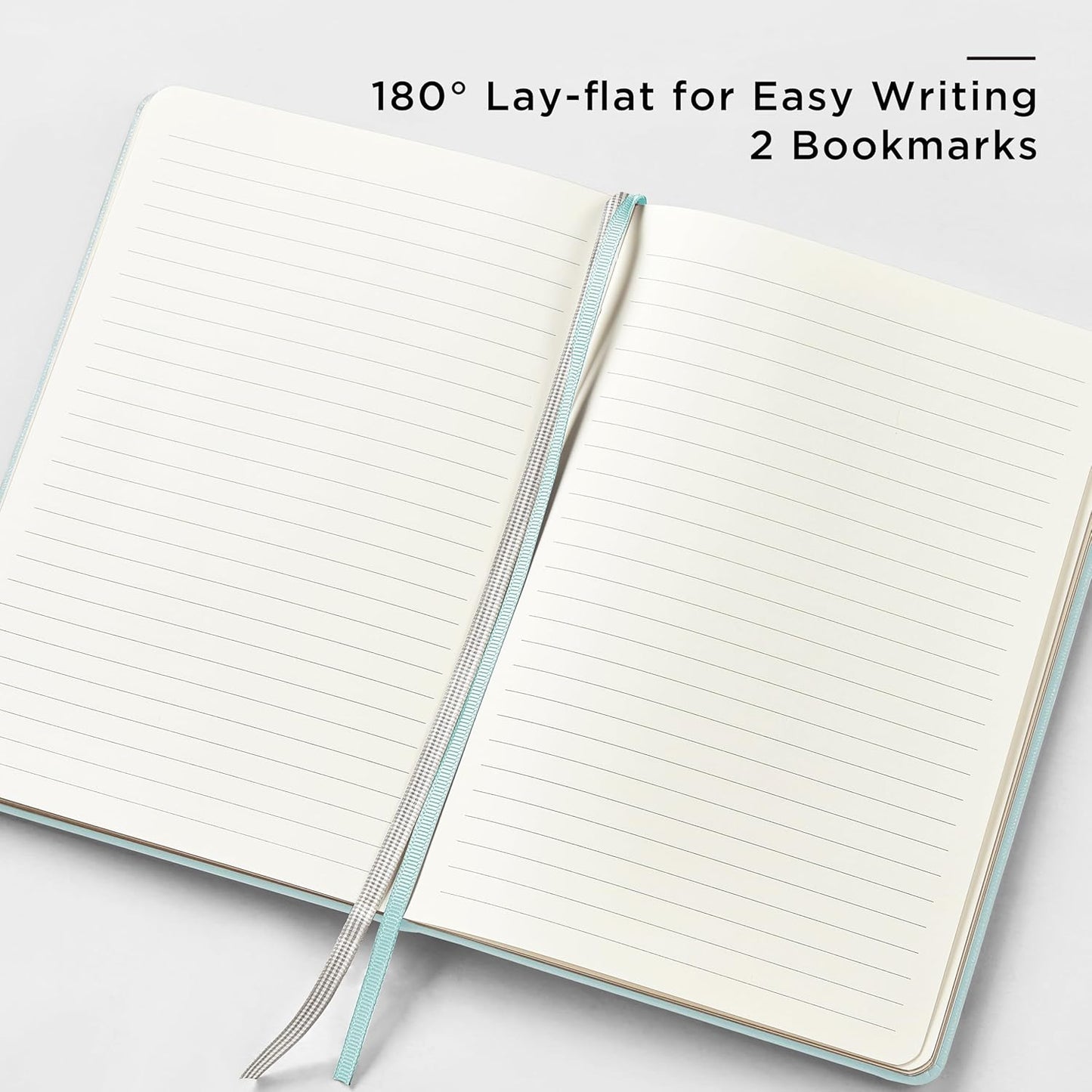 A5 Lined Leather Journal and Pen Set (3 packs), Hardcover Notebook with Pen, 160 Pages 100gsm Thick Ruled Paper for Men Women, for Work, Business, School or Home Writing, 5.7'' x 8'' (Cyan)