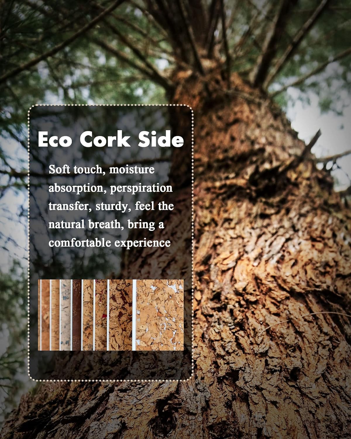 YSAGi Double-Sided Desk Pad, 31.5"x15.7" Leather Desk Mat, Eco Cork Desk Pad Protector,Large Mouse Pad,Waterproof Desk Blotter for Office/Home (Pale Mauve/Cork)