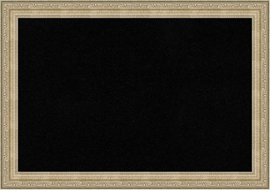 Amanti Art Black Cork Board for Wall, 14x20 Vision Board with Gold Frame, Small Corkboard Office Decor for Home Organization, Traditional Corkboard Pinboard to Display Items for Home Organization in