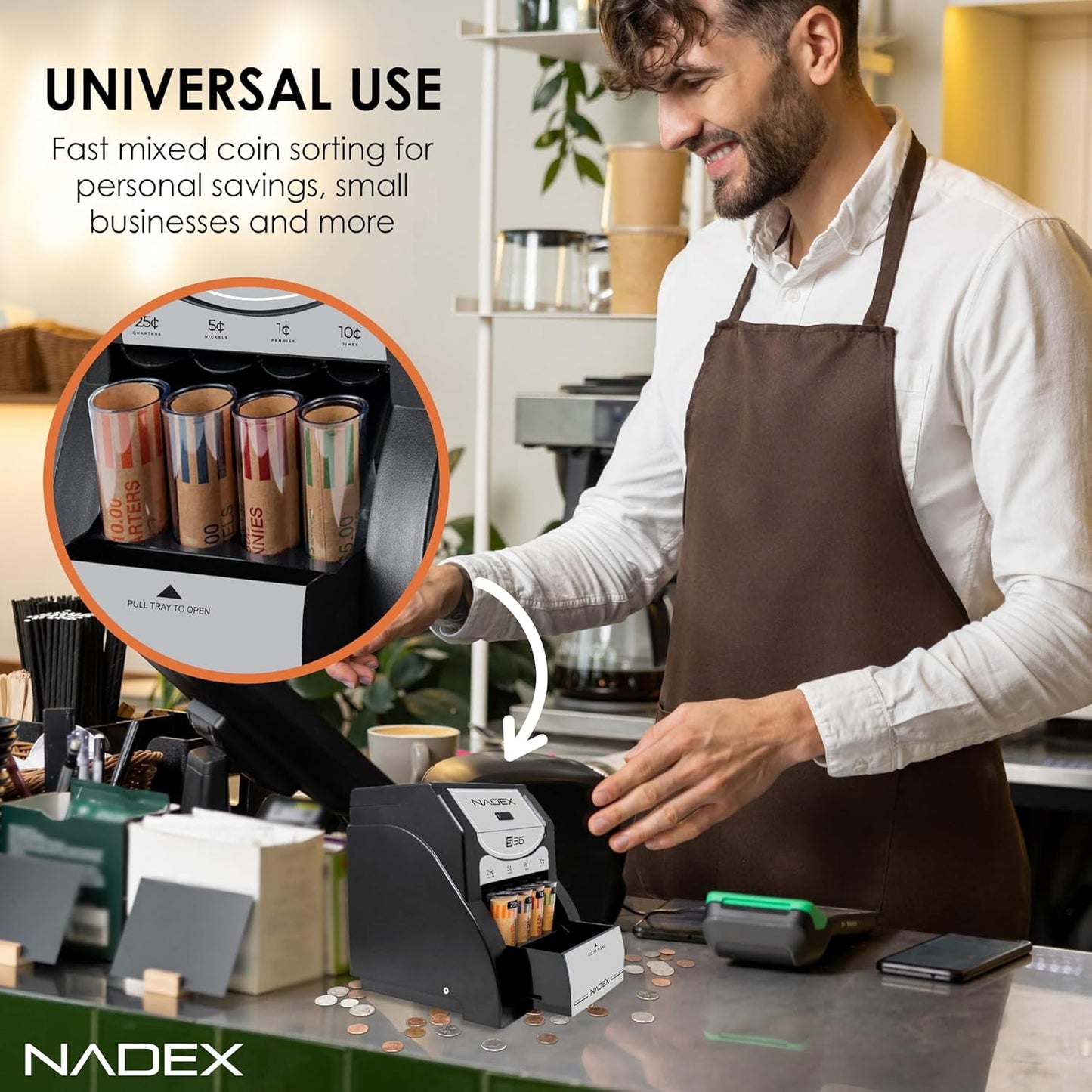 Nadex 36SE Coin Sorter