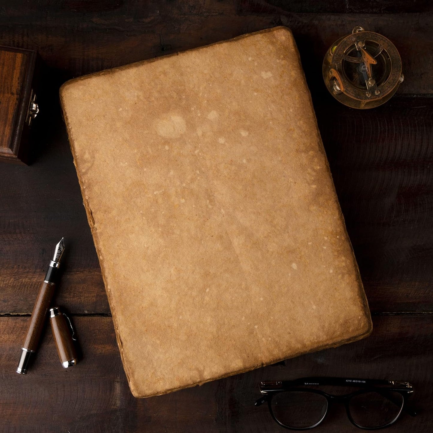 Watercolor Paper | Letter Sized Vintage Paper 8.5 x 11 Inches | 200 GSM Handmade Paper | 50 Sheets of Recycled Cotton Papers, Perfect for Any Medium, Blank Water Color Papers, Antique Paper