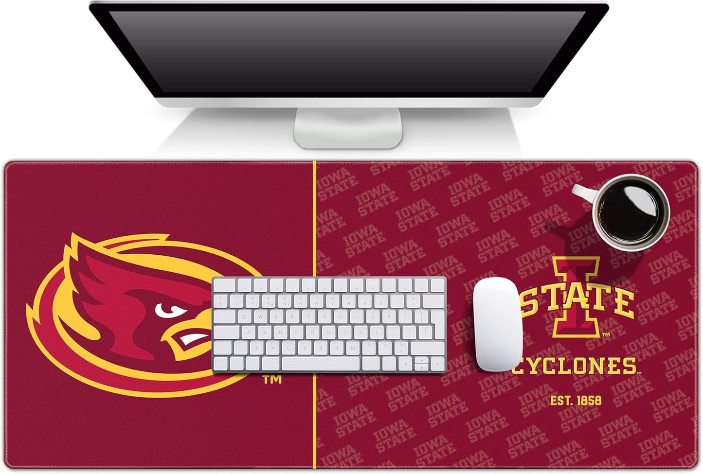 YouTheFan NCAA Iowa State Cyclones Logo Series Desk Pad