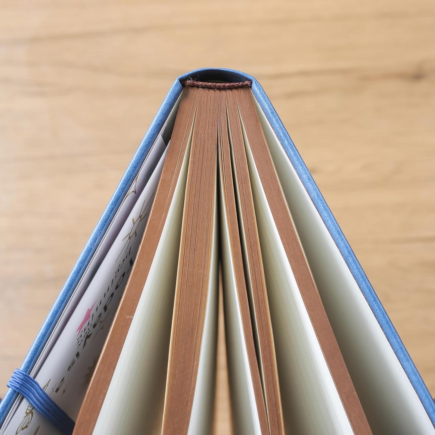 ZXHQ A5 360 Pages Lined Journaling Notebooks with Pen, Journals for Women Men Writing Notebook, Tree of Life Design, Brown Edge Fine Inner Pocket - Blue