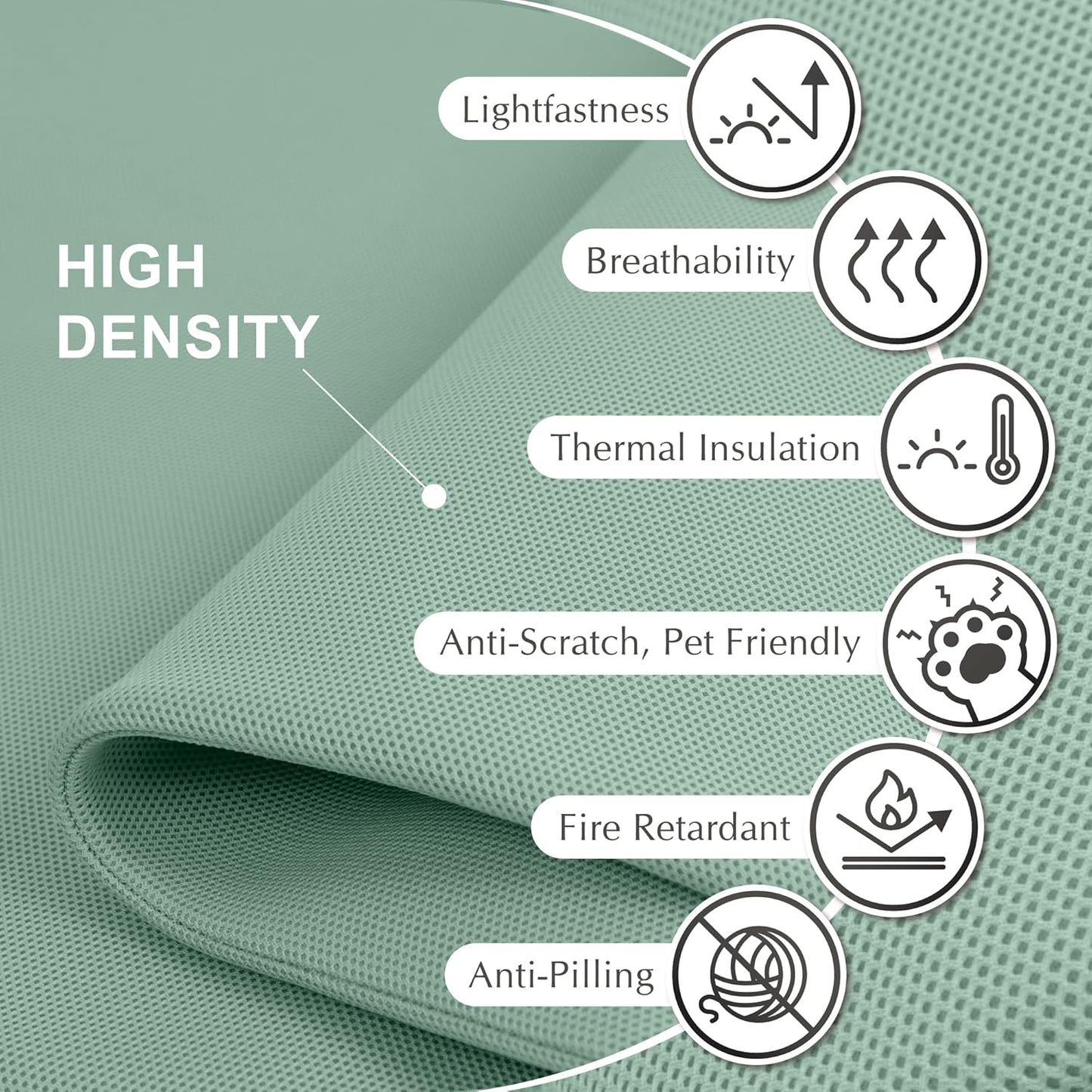 DECOLAB Standing Room Divider, Space Privacy Partition, Portable Wall Panel for Studio Apartment, Office, Home, Classroom, Scratch Resistance, 29"x65", Aqua