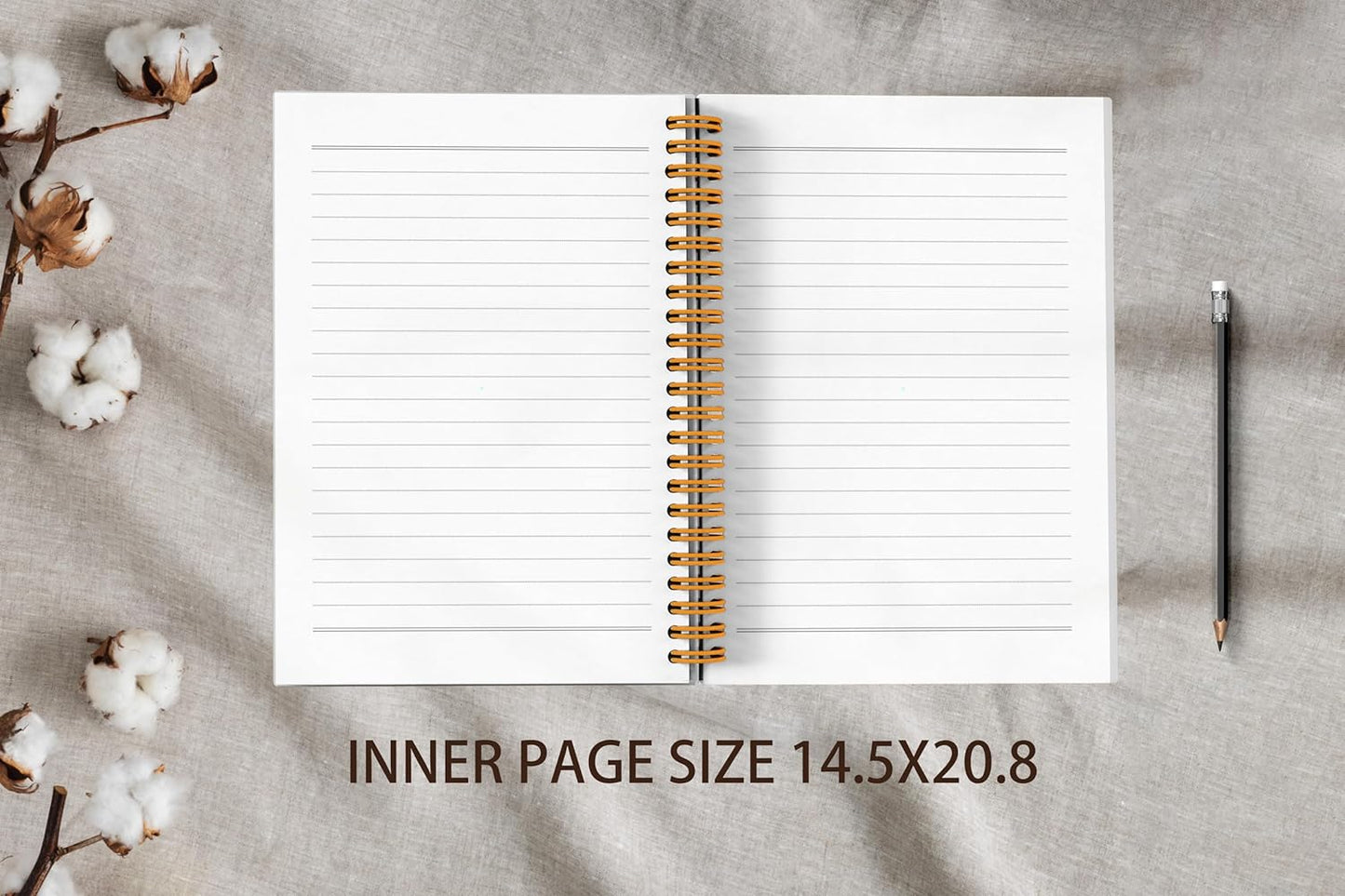 VNWEK Christian Bible Notebook Journal - Christian Gifts for Women Men Faith, Christian Journals for Writing Women, Scripture Journal, Notebook Spiral Bound with, PSALM 16:1 Writing Pads