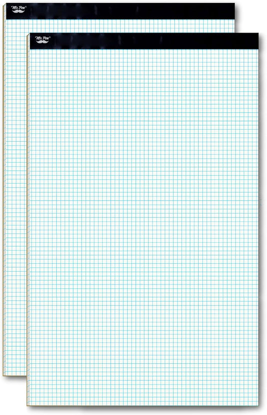 Mr. Pen- Graph Paper, 2 Pack of 22 Sheets, 17"x11", 5x5 (5 Squares per inch), Graphing Paper
