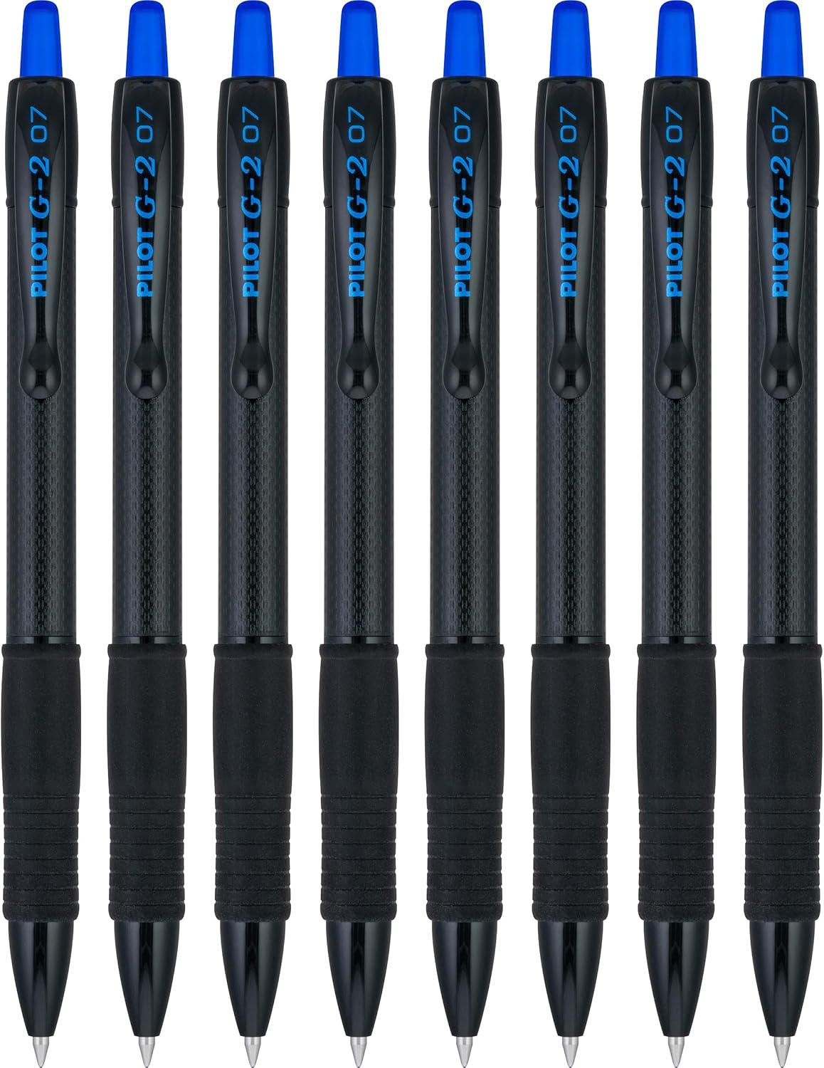 PILOT, G2 Edge Blue Premium Gel Roller Pens, Sensory Writing Experience, 8ct box, Fine Point 0.7 mm