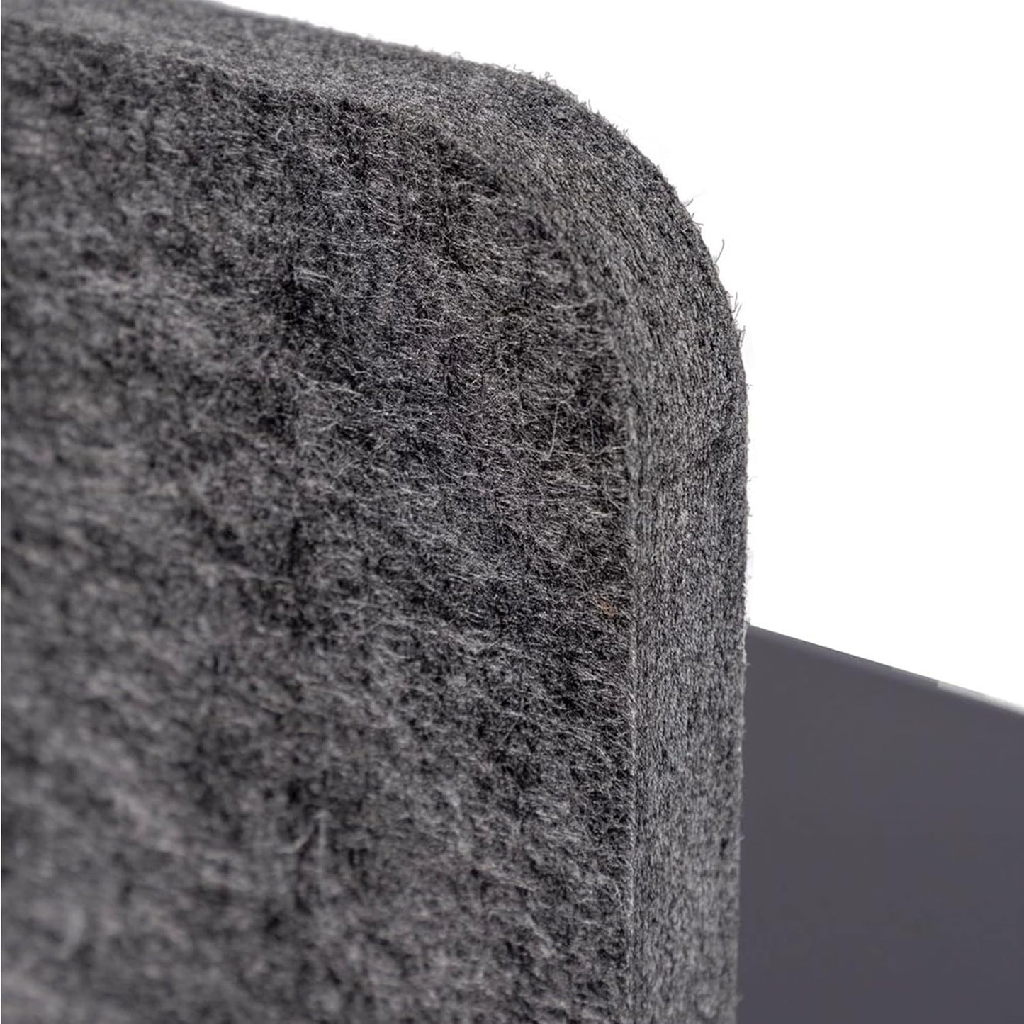 ReFocus™ Raw Clamp-On Acoustic Desk Divider – Reduce Noise and Visual Distractions with This Lightweight Desk Mounted Privacy Panel (Anthracite Gray, 59" x 16", 23.6" x 16", & 23.6" x 16")