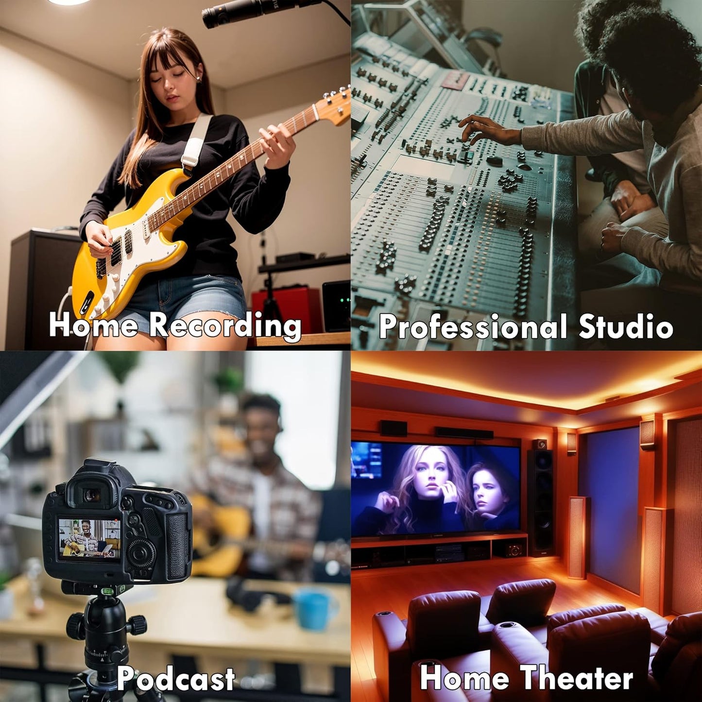 2 Pack Delta Bass Traps for Wall Corners, 16.5"x15.8"x12" Acoustic Foam for Sound Absorption, Super Chunk Bass Traps for Home Studio and Room Acoustic Treatment