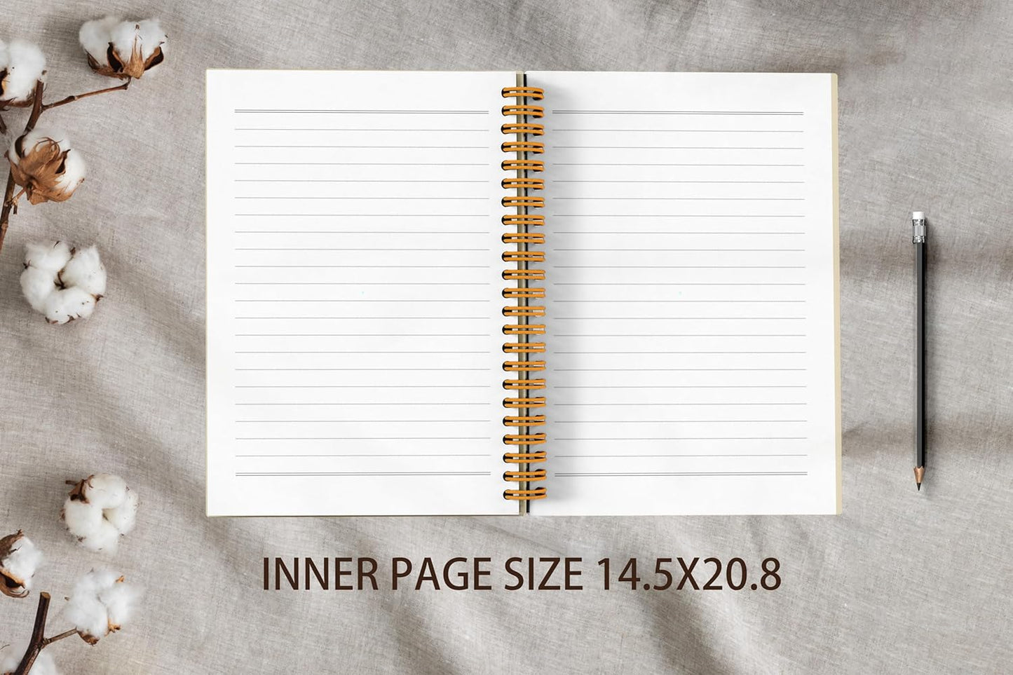 VNWEK Retro Groovy Boho Notebook - Boho Journal, Boho Gifts for Women, Boho Office Supplies, Vintage Boho Sun Sunshine Spiral Notebook 5.5x8.3,Writing Notebooks