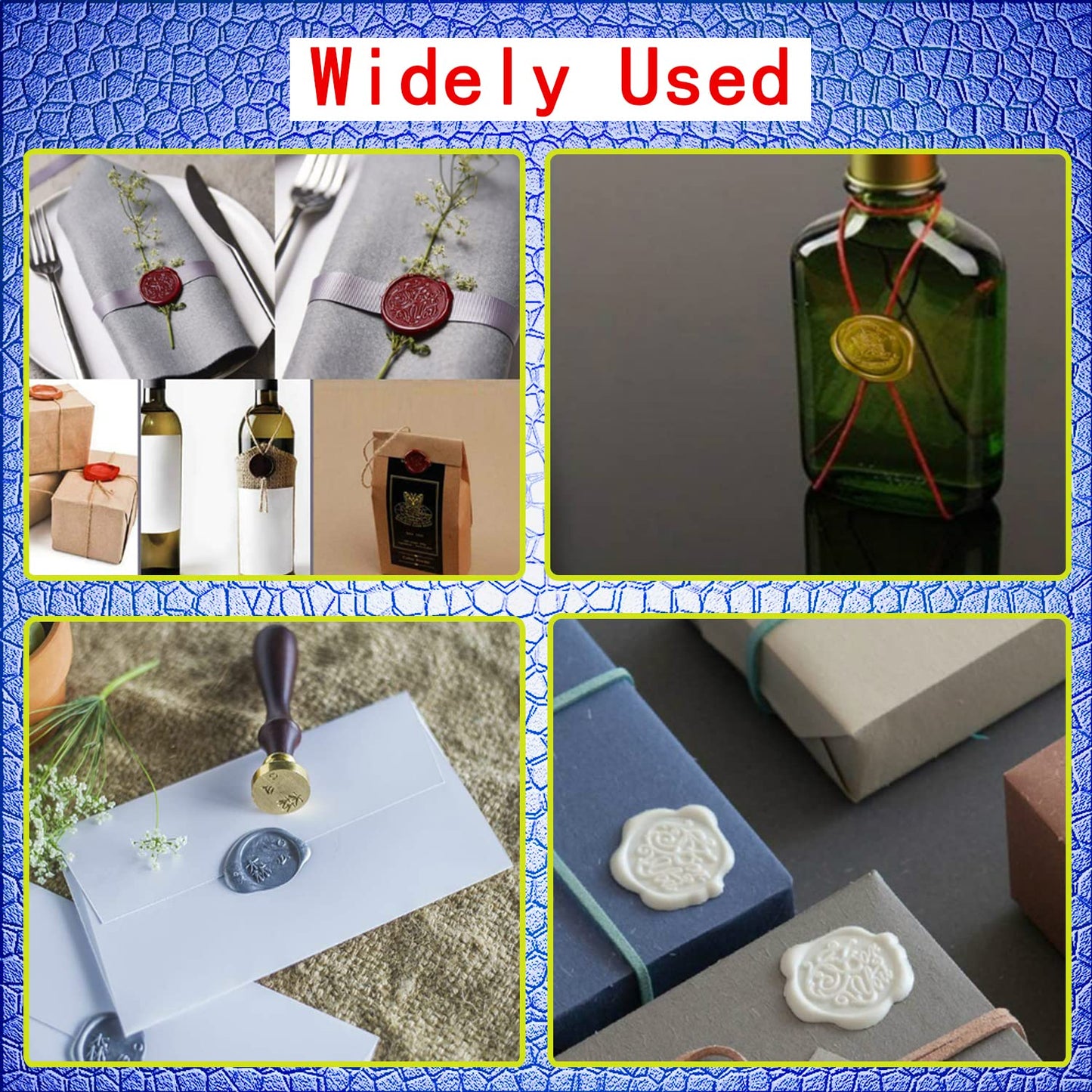 Animal Wax Stamp with Removable Brass Head Wooden Handle - Owl Wax Sealing Stamp for Envelope Sealing