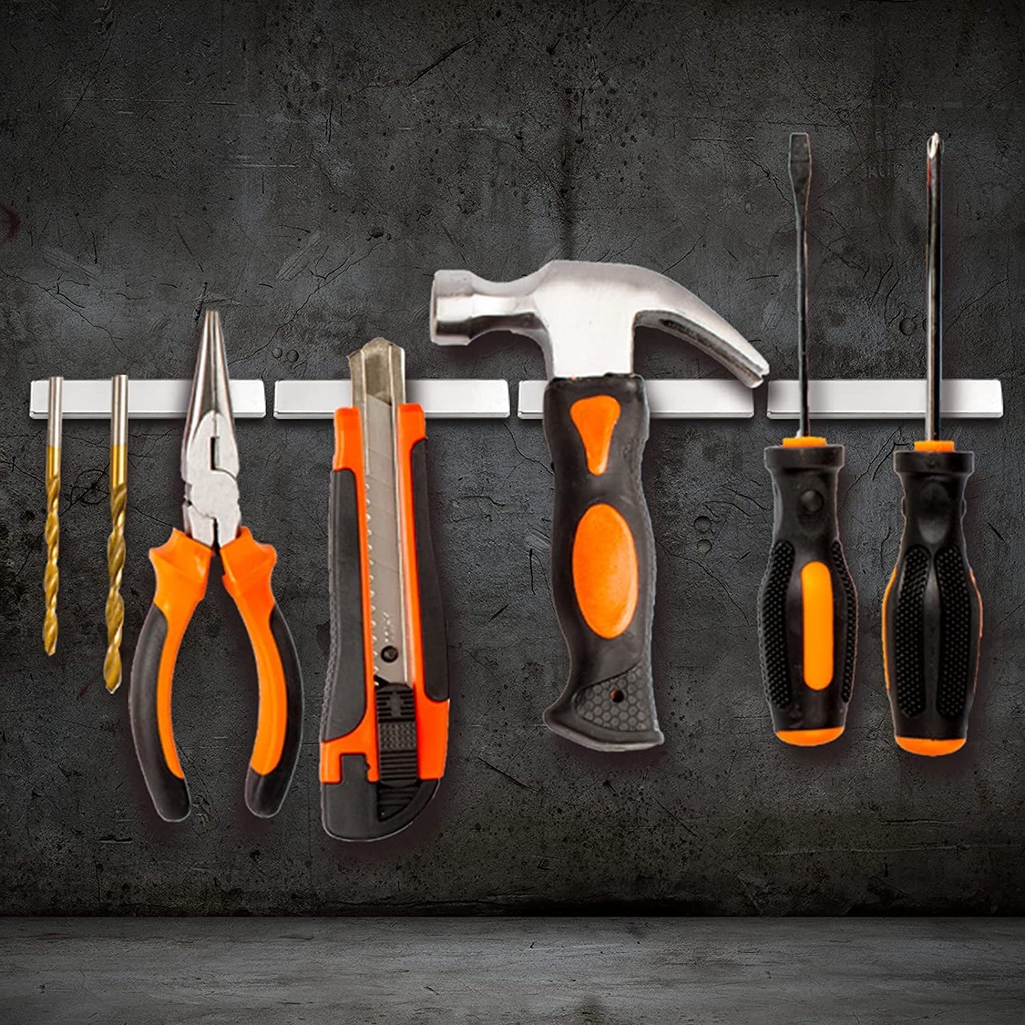 LOVIMAG Strong Neodymium Bar Magnets with Double-Sided Adhesive, Rare Earth Metal Neodymium Magnet for Fridge, Scientific, Shower Door, Office Etc, 60 x 10 x 3 mm, Pack of 4