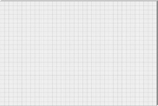 25 Sheet Graph Paper Pad 24" x 36" Large Graph 1" and 1/4" Ruled Grid Paper for Engineer Architect Designer Mathematician Draftsmen Sketch House Commercial Building Plan Drafting(White)