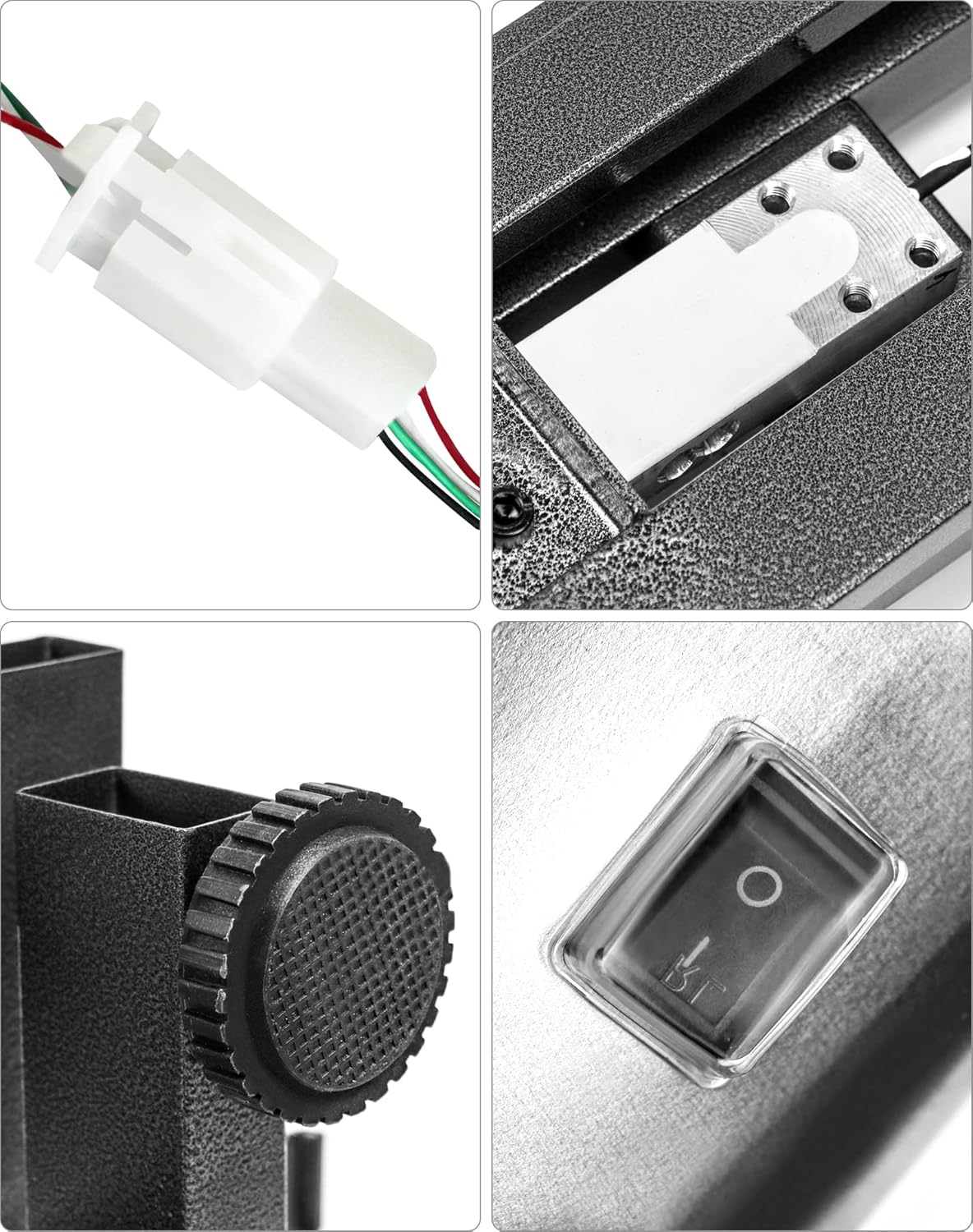 QWORK Foldable 600LB Weight Computing Postal Scale, Floor Platform Digital Scale, Accurate Warehouse Large Shipping Mailing LB/KG Calculator