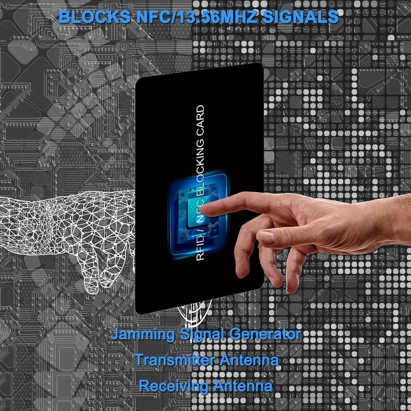 AYAIM 4-8 Pack RFID Blocking Card, safe card for wallet, NFC Debit Credit Card Passport Protector,Entire Wallet Protection Blocker Set for Men & Women