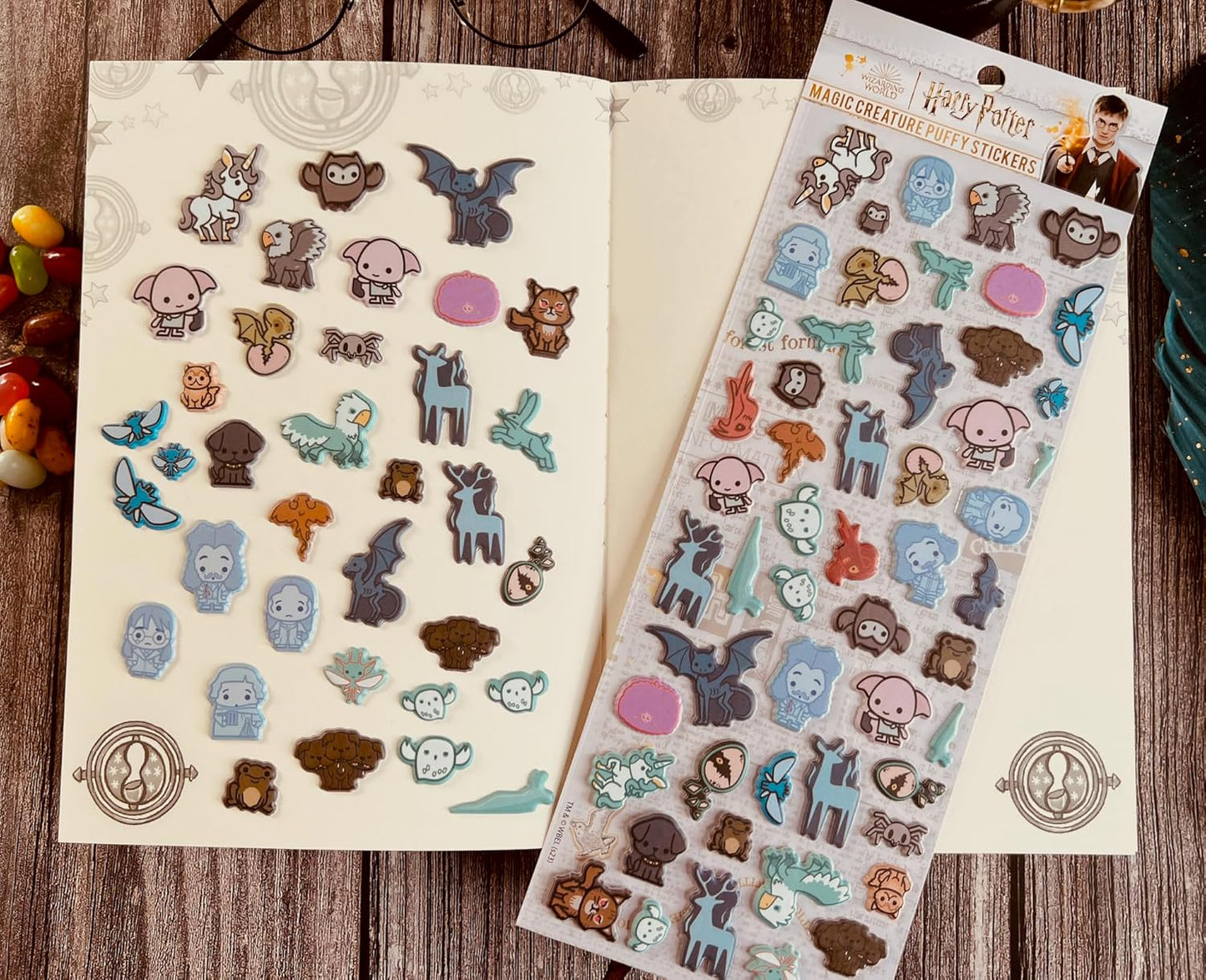 Conquest Journals Harry Potter Puffy Sticker Collection (Chibi)
