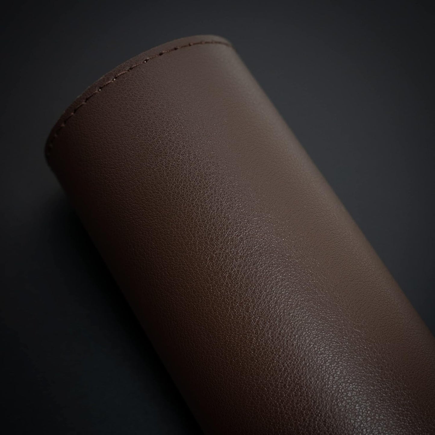 Vine Creations Leather Desk Mat Large 44" x 22", Desk Protector Mat, PU Leather Desk Pad, Non-Slip Large Mouse Pad, Desk Blotter, Desk Pads on Top of Desks, Office Desk Matt for Desktop (Dark Brown)