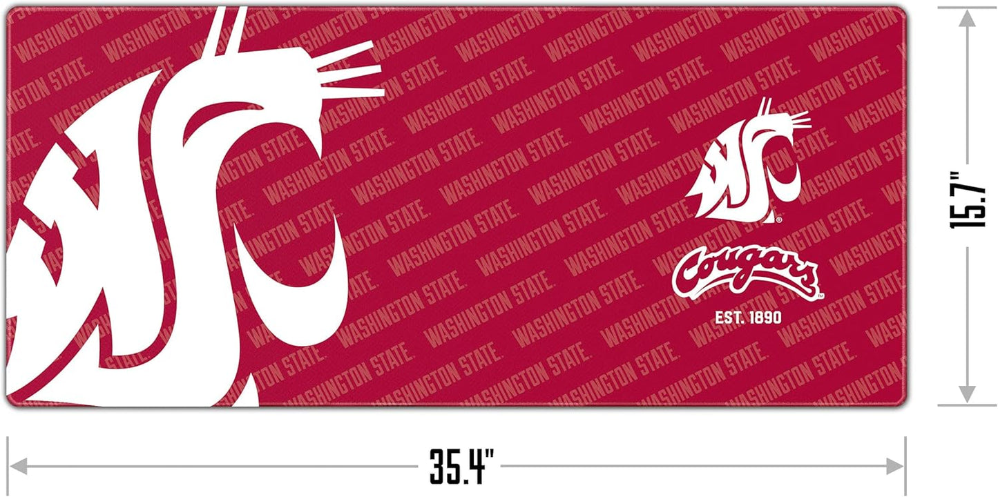 YouTheFan NCAA Washington State Cougars Logo Series Desk Pad