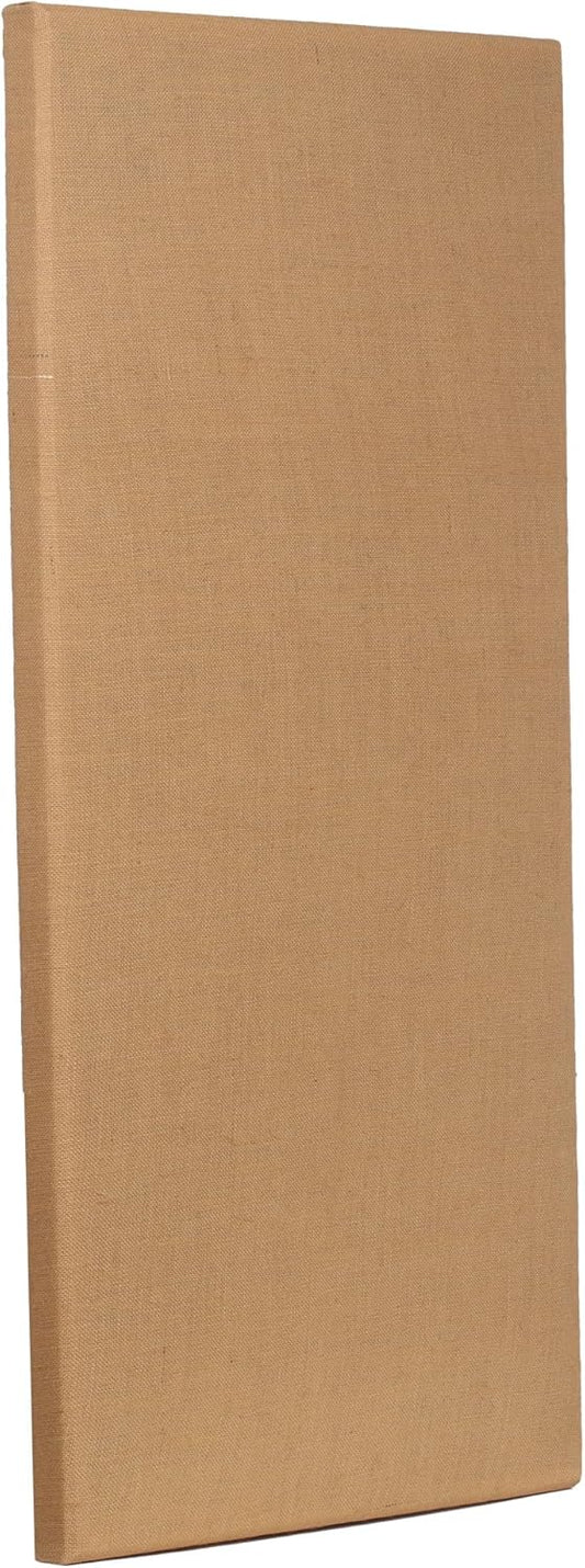 ATS Acoustics Sound Absorbing Acoustic Panel 24" x 48" x 2" Beveled Edge (Natural)