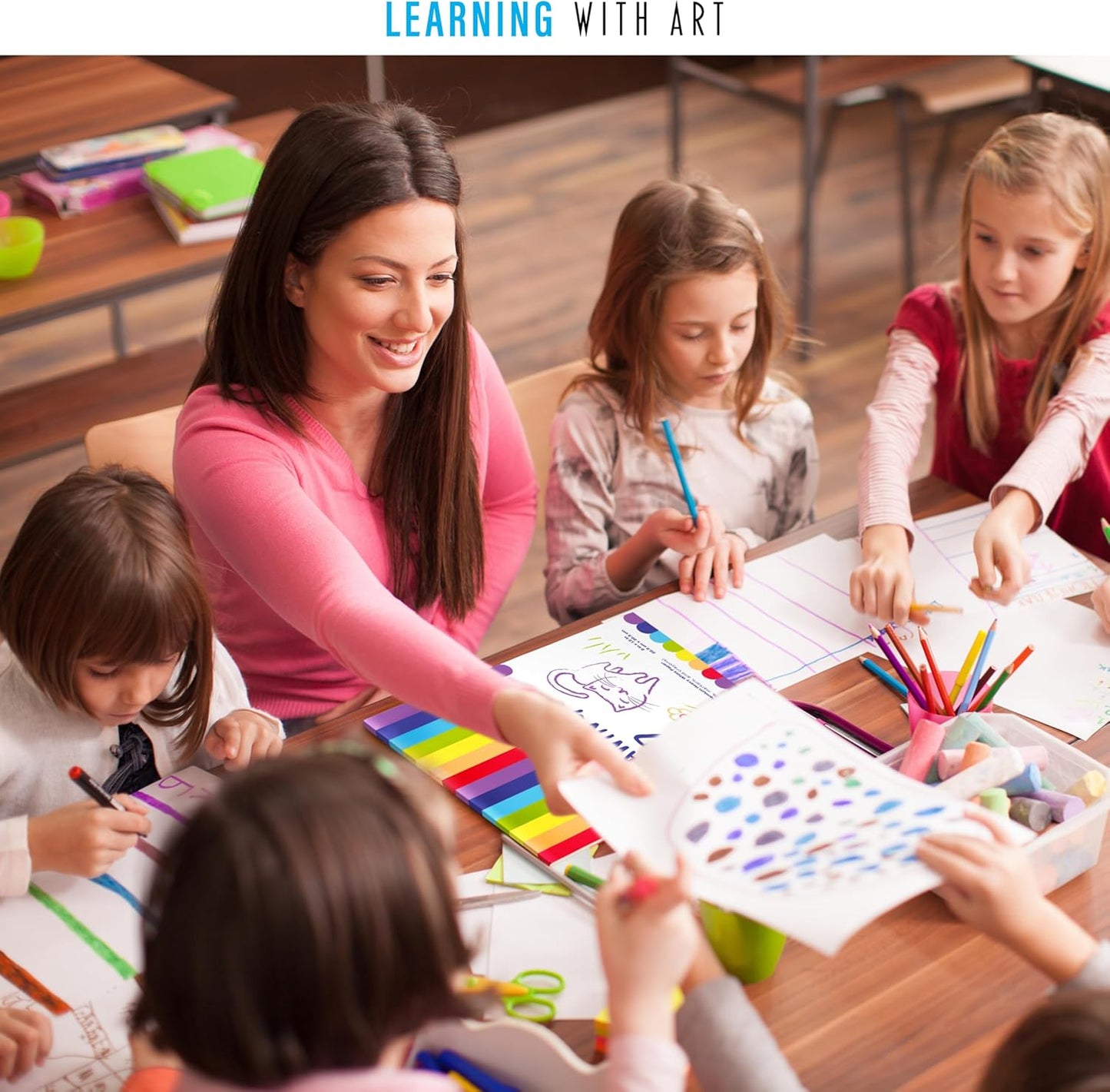 Alitte Drawing Pad for Kids - 6-Pack (9x12) Drawing Paper with Easy-Tear Pages - 50 Sheets - Kids Art Supplies | Sketch Pad for Drawing & Coloring - Suitable for Children and Toddlers