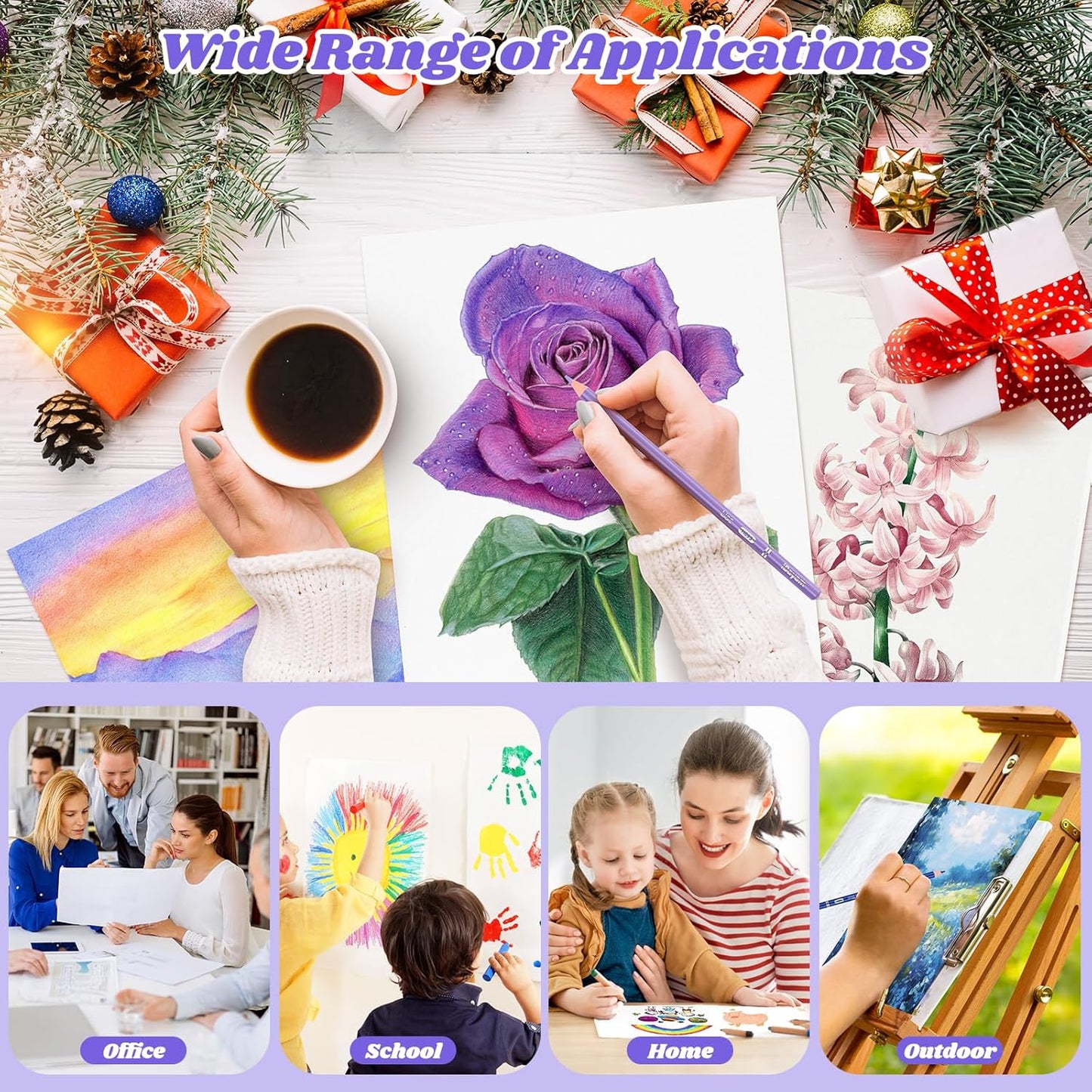 Marker Paper 9" x 12", 50 Sheets 73lb/120gsm Alcohol Marker Paper, Smooth Painting Coloring Loose Drawing Paper, Art Supplies for Kids Adults Teacher Marker Pad Sketchbook, Classroom Must Have