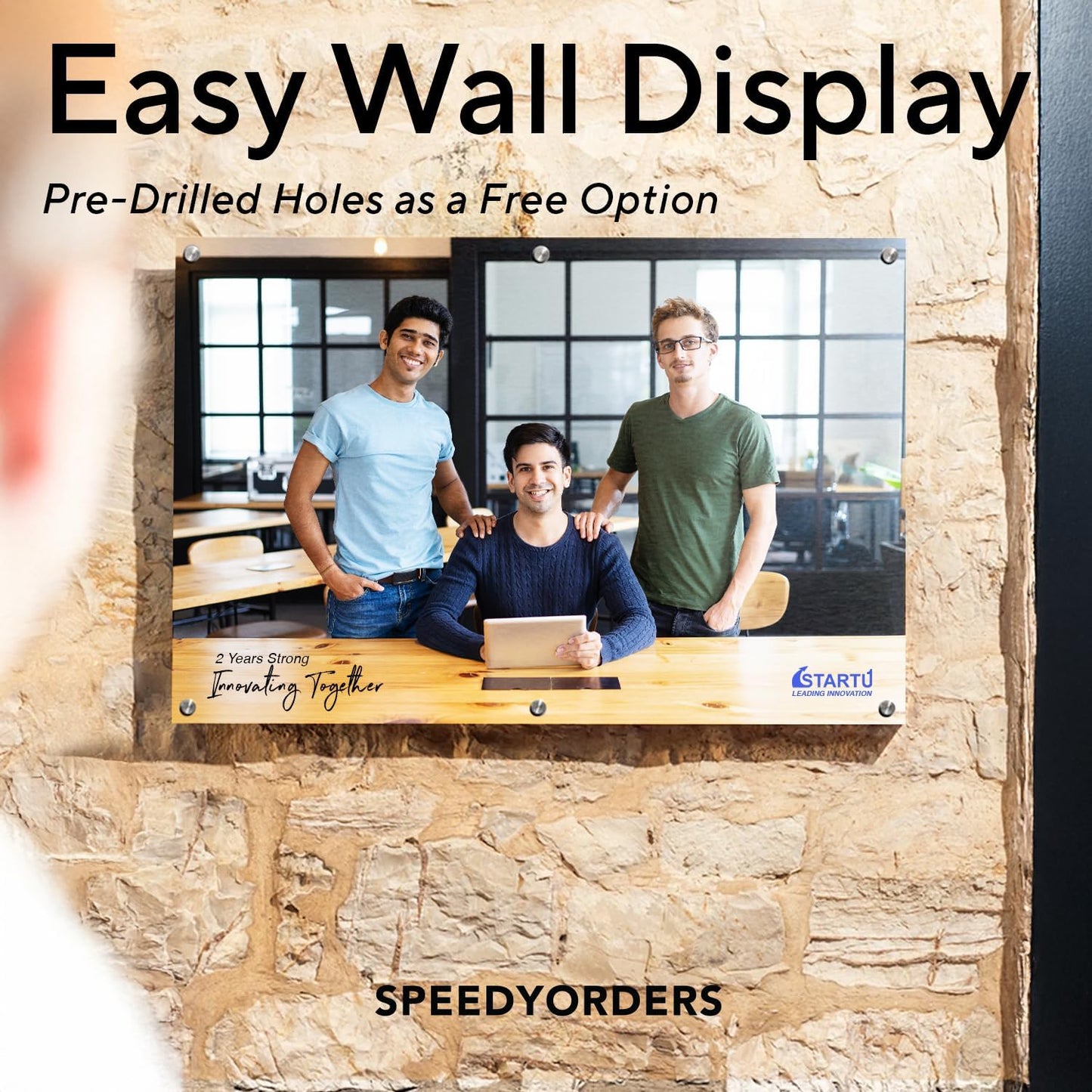 Custom Metal & Aluminum Signs - Personalized Business Signs, White (20x20 In)